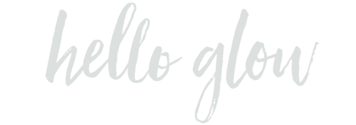 hello glow logo wide