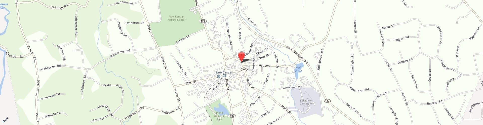 Location Map: 80 Main St. New Canaan, CT 06840