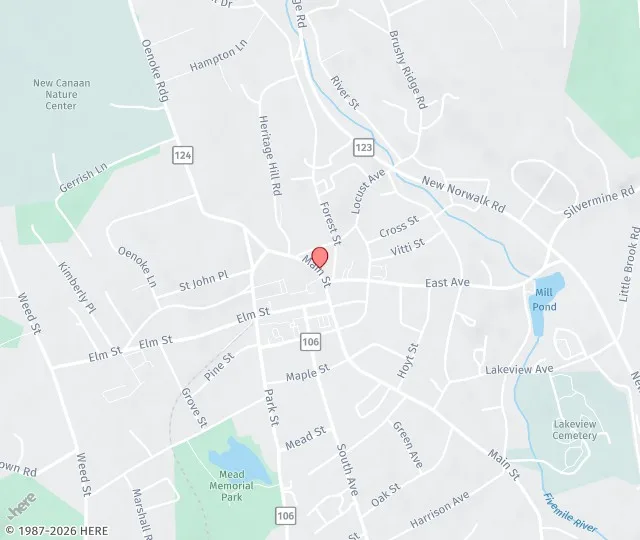 Location Map: 80 Main St. New Canaan, CT 06840